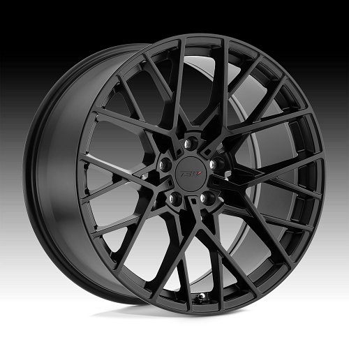 TSW Sebring Matte Black Custom Rims Wheels 1